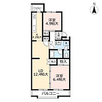 URもりつね  ｜ 福岡県北九州市小倉南区守恒3丁目（賃貸マンション2LDK・2階・65.09㎡） その2