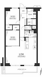 間取図画像 2SLDK