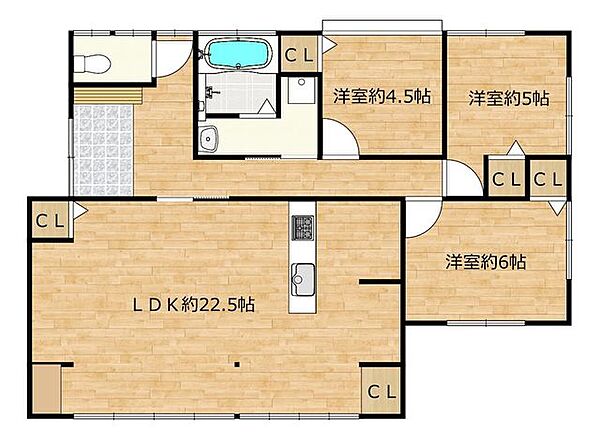 間取りを拡大表示