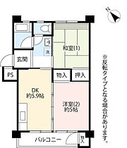4階 / 2DK / 39.95㎡