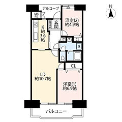 物件の間取り