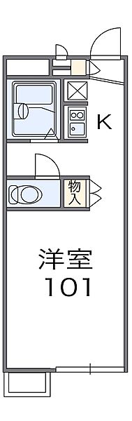 兵庫県尼崎市田能３丁目(賃貸アパート1K・2階・19.87㎡)の写真 その2