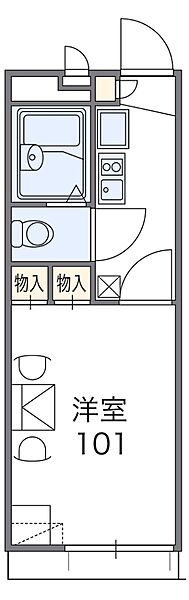 大阪府東大阪市中新開１丁目(賃貸アパート1K・2階・19.87㎡)の写真 その2