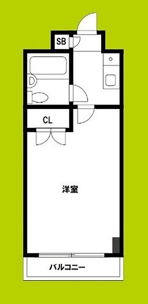 プリンスコート ｜大阪府大阪市旭区中宮５丁目(賃貸マンション1K・6階・19.00㎡)の写真 その2