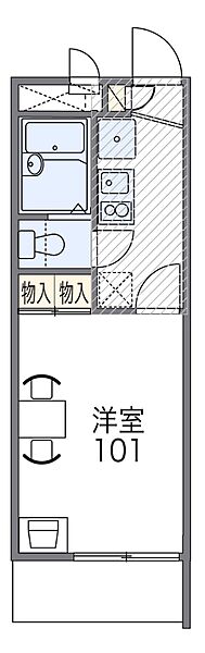 大阪府摂津市千里丘２丁目(賃貸マンション1K・1階・19.87㎡)の写真 その2