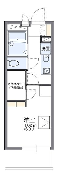 レオパレスフリージア ｜大阪府大阪市城東区成育４丁目(賃貸マンション1K・4階・19.87㎡)の写真 その2