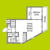 St・Residence南津の辺  ｜ 大阪府大東市南津の辺町（賃貸マンション1LDK・3階・31.68㎡） その2