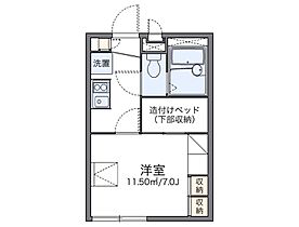 大阪府寝屋川市田井町（賃貸アパート1K・1階・19.87㎡） その2