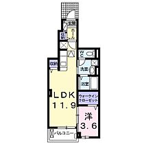 グゥテェ　ライゼ　A  ｜ 大阪府大東市寺川３丁目（賃貸アパート1LDK・1階・40.28㎡） その2