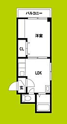 間取図画像 1LDK
