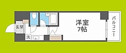エスリード本町 1Kの間取図画像