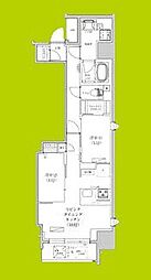アーバネックス堺筋本町 2LDKの間取図画像
