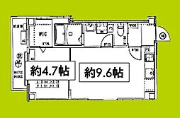 間取図画像 1LDK