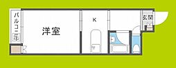 間取図画像 1DK