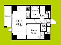 間取図画像 1LDK