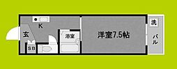 間取図画像 1K