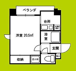 間取図画像 1K