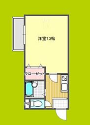 大宝緑橋ル・グラン 1Kの間取図画像