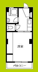 ニュー豊里 1DKの間取図画像