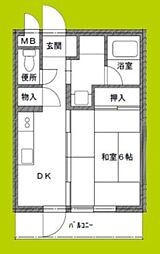 間取図画像 1DK