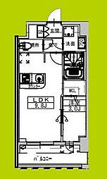 ミラージュパレス大阪ドームProsper 1LDKの間取図画像
