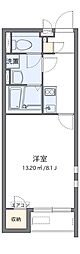 クレイノあさがお 1Kの間取図画像