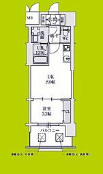 スプランディッドあびこ駅前DUE 1LDKの間取図画像