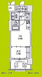 スプランディッドあびこ駅前DUE 1LDKの間取図画像