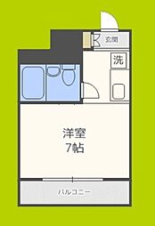 リアライズ神崎川駅前 ワンルームの間取図画像