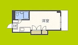 ピア土江PART2 ワンルームの間取図画像