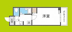 マ・メゾン舟尾 1Kの間取図画像