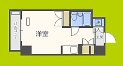 ライオンズマンション今里第3壱番館 ワンルームの間取図画像