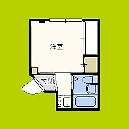 サンプラザ京橋 ワンルームの間取図画像