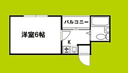 MKマンション 1Kの間取図画像