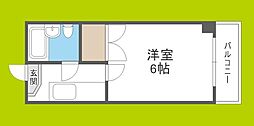 ローレルハイツ富士富 1Kの間取図画像