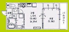 物件の間取り