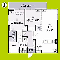 物件の間取り
