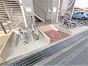 駐輪スペースです。