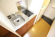 2口コンロ　ラジエントヒーター仕様です。
