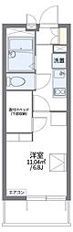 レオパレスグリーンメゾン 1Kの間取図画像