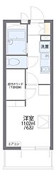 レオパレス千林 1Kの間取図画像