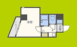ラナップスクエア新福島 1Kの間取図画像