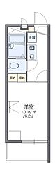 レオパレス今津 1Kの間取図画像