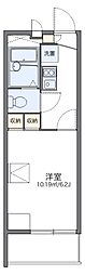 レオパレスエスポワール 1Kの間取図画像
