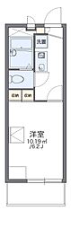 レオパレスミナミノ2 1Kの間取図画像