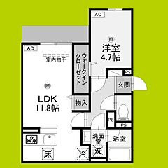物件の間取り