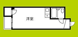 スパーク千林大宮 ワンルームの間取図画像
