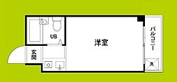 ビルディング2菅原 ワンルームの間取図画像
