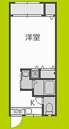 オーナーズマンション南巽 ワンルームの間取図画像