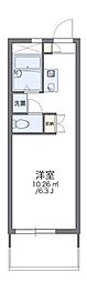 レオパレス東住吉 1Kの間取図画像